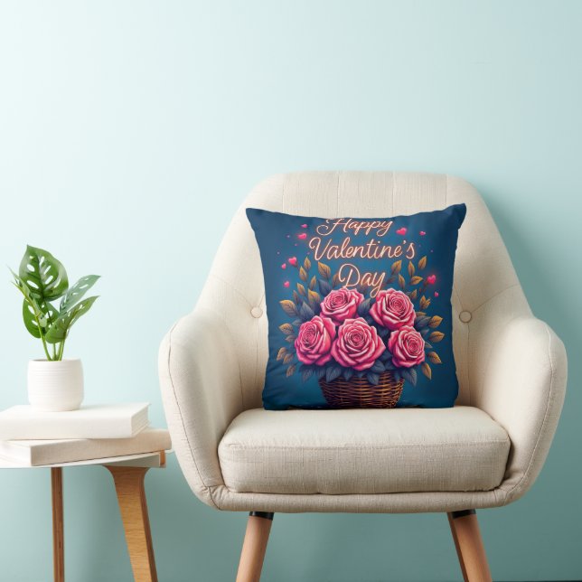 Luxury Floral Beautiful Love Popular Collection Throw Pillow (Chair)