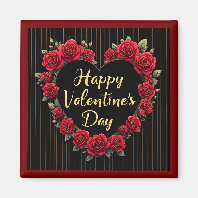 Luxury Floral Beautiful Love Trendy Collection Magnet (Front)