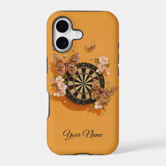 Luxury Floral Darts Board iPhone / iPad case