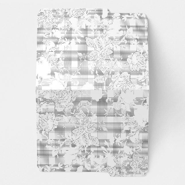 Luxury Floral Personalized File Folder (Outside Right)