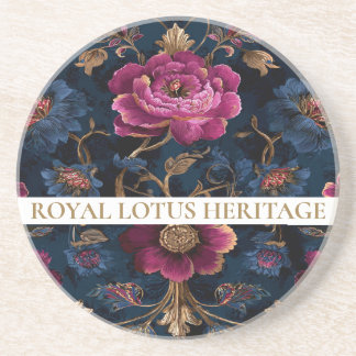 Luxury Floral Vintage Royal Coaster