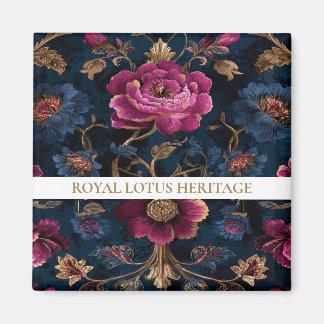 Luxury Floral Vintage Royal Magnet