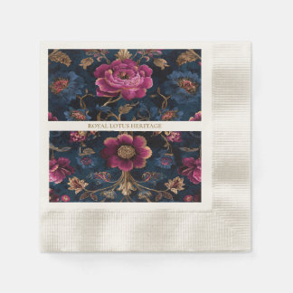 Luxury Floral Vintage Royal Napkins