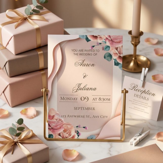 Luxury Floral Wedding Invitation (Creator Uploaded)