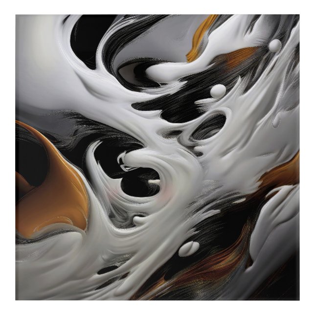 Luxury Fluid Acrylic Art (Front)