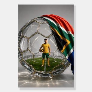 Luxury Football Art Bafana Bafana Inspired Decor Foam Board