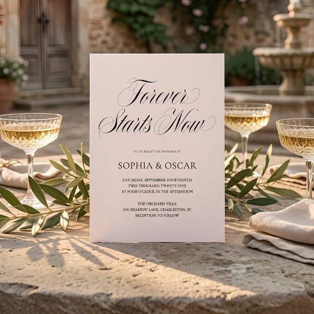 Luxury Forever Starts Now   Invitation (Creator Uploaded)