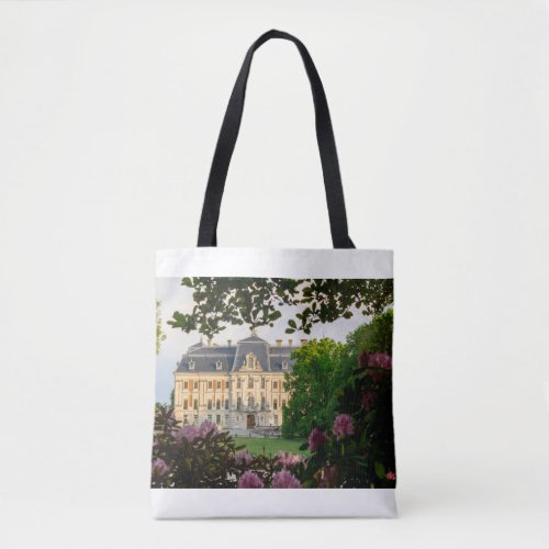 Luxury French Chateau Floral Pattern Tote Bag