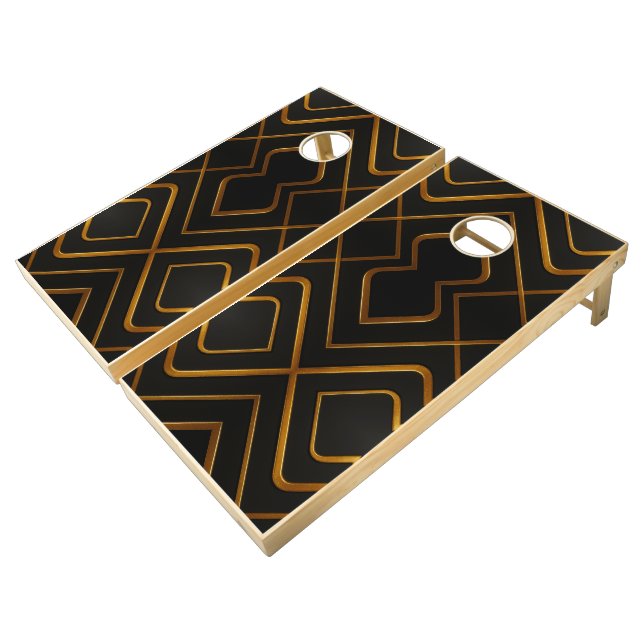 Luxury Full Gold Black Monochrome Backyard Game Se (Angled)
