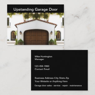 Luxury Garage Door Services Business Card
