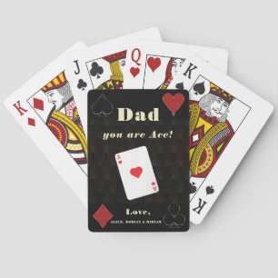 Luxury Gatsby Casino Vegas Poker Father'sDay Cards