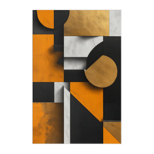 Luxury Geometric Composition Acrylic Print