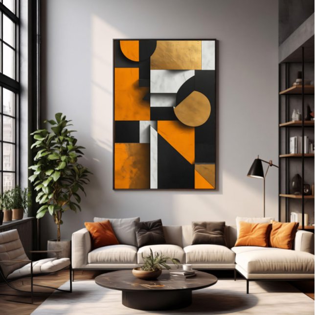 Luxury Geometric Composition Canvas Print (Creator Uploaded)