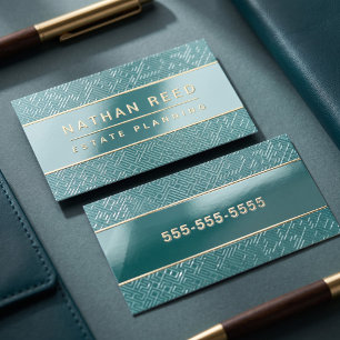 Luxury Geometric Texture Design Metallic Foil Spot Gloss Business Cards