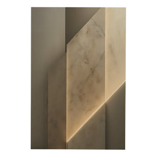 Luxury Geometric Texture Wood Wall Art