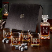 Luxury Gift Box with Engraved Carson Decanter (Front)