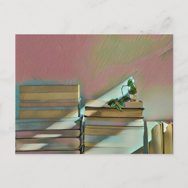 Luxury gifts for book lovers postcard (Front)