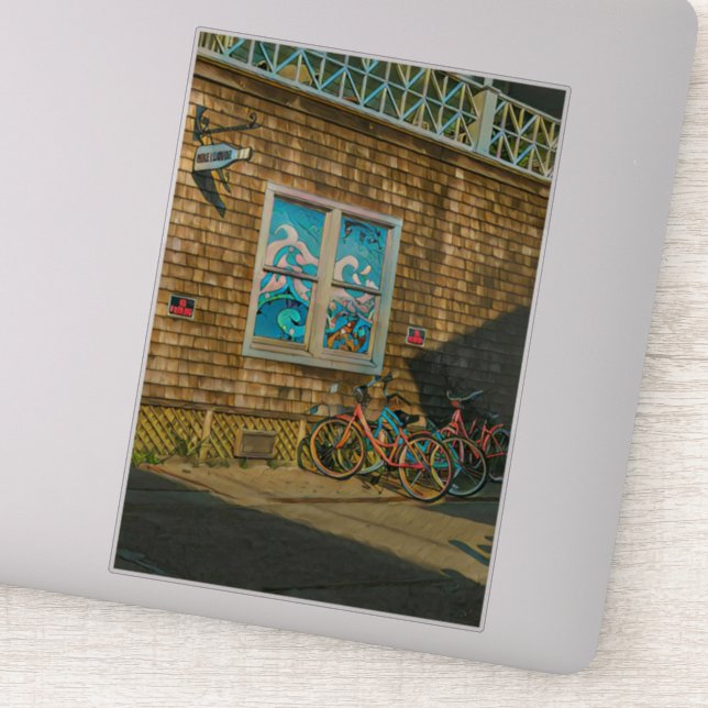 Luxury gifts for cyclists sticker (Detail)