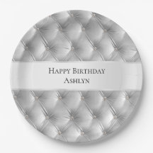 Luxury Glam Soft Grey Faux Velvet