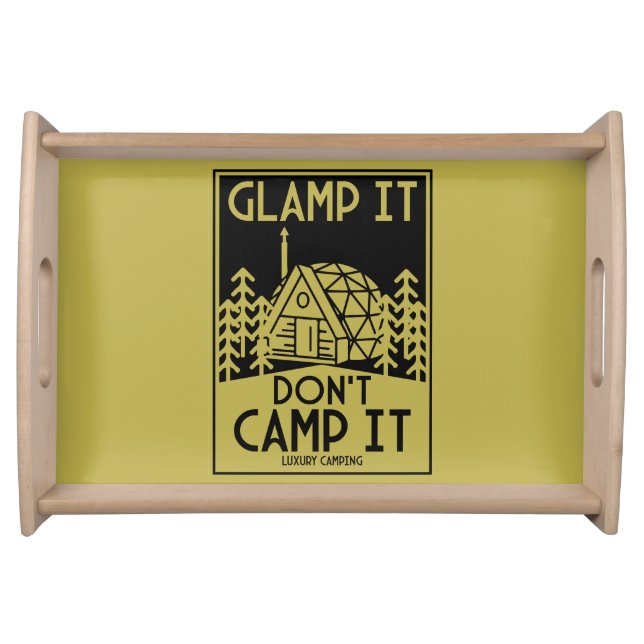 Luxury Glamping Serving Tray (Front)