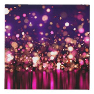 Luxury glitter background with glow. faux canvas print