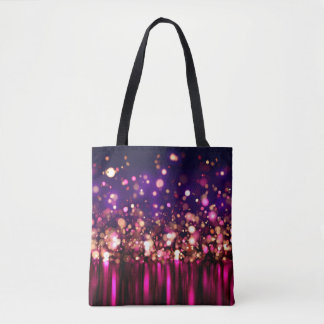 Luxury glitter background with glow. tote bag