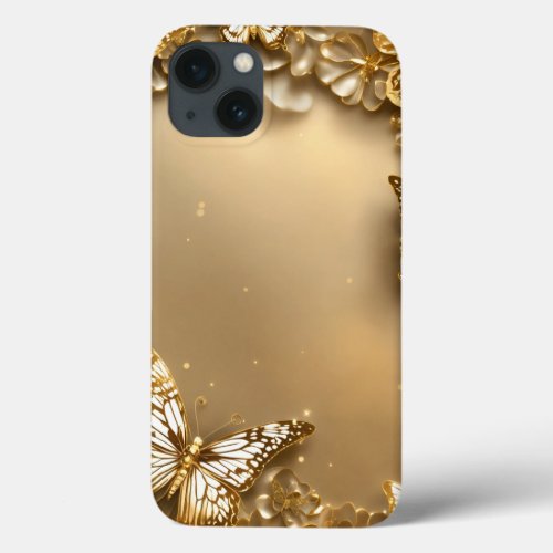 Luxury Glitter Butterfly Delight iPhone 13 Case