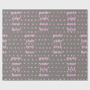 Luxury glitter dots wrapping paper
