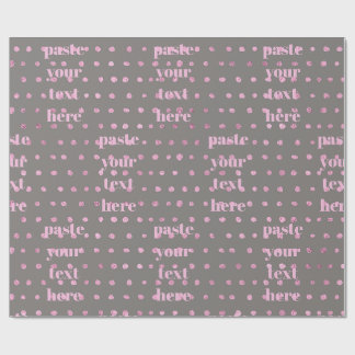 Luxury glitter dots wrapping paper