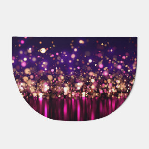 Luxury Glitter Glow 3D Background. Doormat