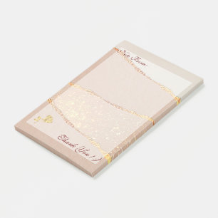 Luxury Glitter Rose Gold Post-it Notes