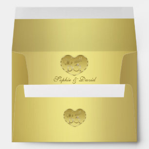 Luxury Gold 50th Wedding Anniversary We still DO Envelope