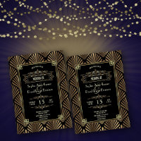Luxury Gold Art Deco Great 1920s Wedding