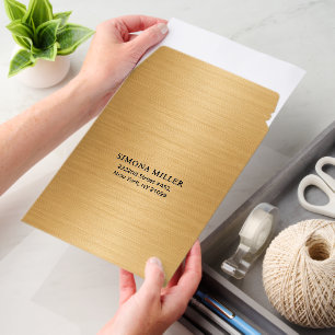Luxury Gold Background Envelope Mailers