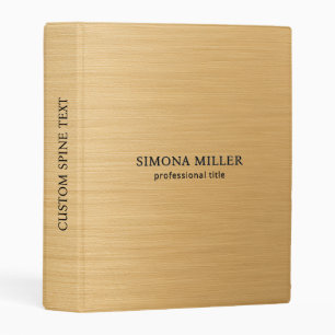 Luxury Gold Background Mini Binder