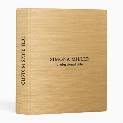 Luxury Gold Background Mini Binder