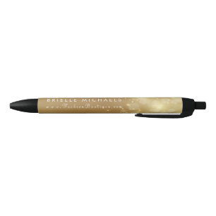 Luxury Gold Bokeh Sparkle Glamour Boutique Pen