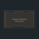 Luxury Gold Border Mathematician Business Card<br><div class="desc">Luxury Gold Border Mathematician Business Card.</div>