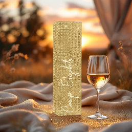 Luxury Gold Camp Bride Wine Gift Box