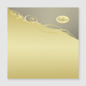 Luxury gold decorative on gold & silver, Monogram (Front)