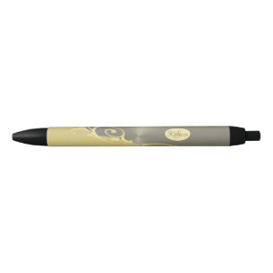 Luxury gold decorative on gold & silver, Monogram Pen