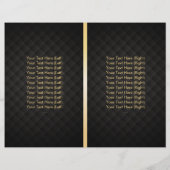 Luxury Gold Diamond Monogram Elegant Bi-Fold (Back)