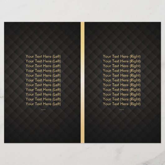 Luxury Gold Diamond Monogram Elegant Bi-Fold (Back)