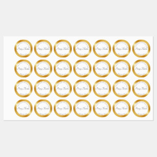 luxury Gold Effect Labels