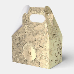 Luxury Gold Favor Boxes