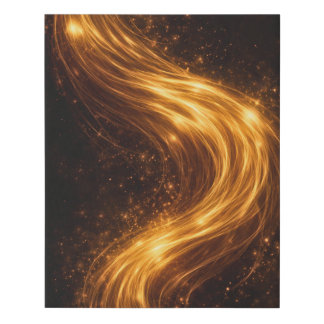 Luxury Gold Flow Abstract Canvas Wall Art