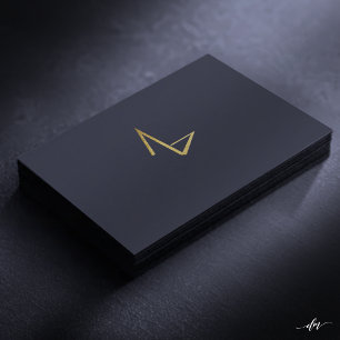 Luxury Gold Foil Architect Business Card