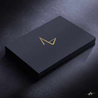 Luxury Gold Foil Architect Business Card