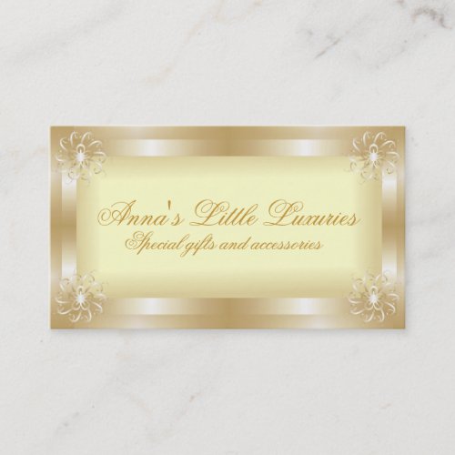 Luxury Gold Frame Business Cards