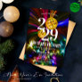 Luxury Gold Glitter Fireworks New Year's Eve Party Invitation